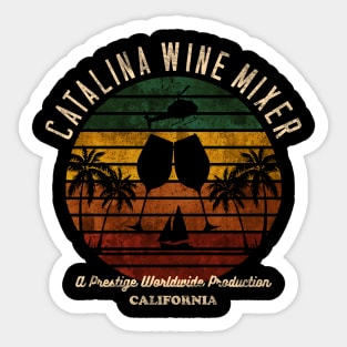 catalina wine mixer vintage Sticker